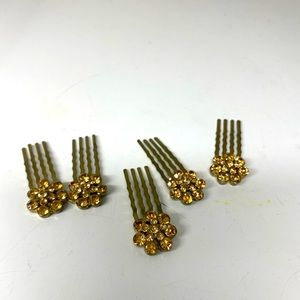 AB crystals hairpins; set of 5